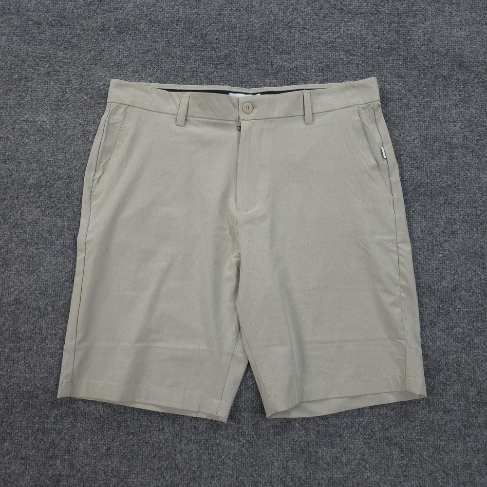 Onia Shorts Mens 34 Beige Versatility Chino 9in Stretch Casual Performance